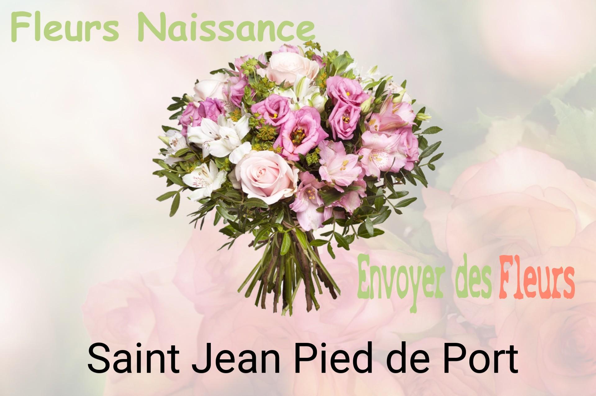 Bouquet de fleurs de naissance livré à Saint-Jean-Pied-de-Port